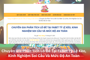 Review lô đề tại FaBet